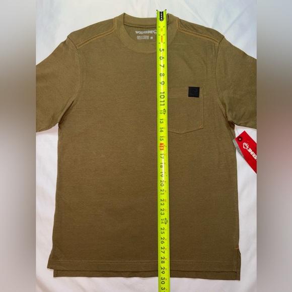 Wolverine NWT Men’s Size M Uniform Green Guardian Pocket Short Sleeve Tee Shirt - Picture 2 of 7